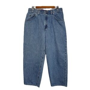 Vintage Levis Silvertab Baggy Jeans Mens 34x28 90s USA Tagged 36x30 Skater 1996